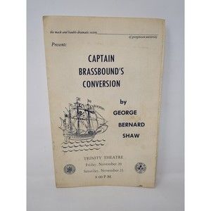 Vintage 1959 Georgetown‎ University Mask and Bauble Dramatic Society Program